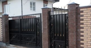 Купить распашные ворота кованные Нурлат, цена от 4876 руб.